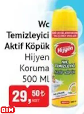 HİJYEN KORUMA WC TEMİZLEYİCİ  AKTİF KÖPÜK
